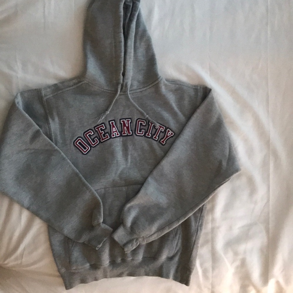 Gray hoodie